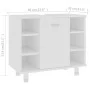 Weißer Badezimmerschrank aus Sperrholz, 60 x 32 x 53,5 cm von vidaXL, Badezimmermöbel - Ref: Foro24-802633, Preis: 47,98 €, R...