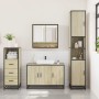 Set de muebles de baño 3 pzas madera contrachapada roble Sonoma von , Badezimmermöbel - Ref: Foro24-3301041, Preis: 228,82 €,...