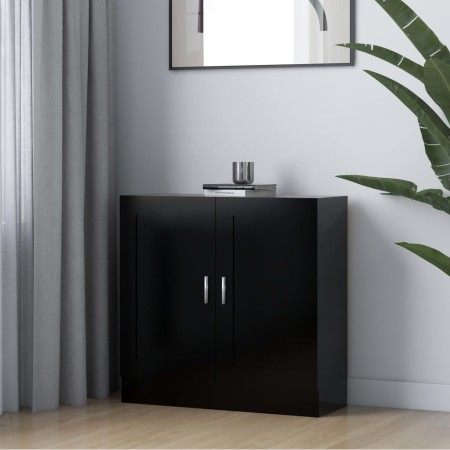 Black plywood book cabinet 82.5x30.5x80 cm by vidaXL, Bookcases and shelves - Ref: Foro24-802706, Price: 66,34 €, Discount: %