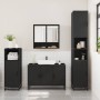 Juego de muebles de baño 3 pzas madera contrachapada negro de , Muebles de baño - Ref: Foro24-3300980, Precio: 241,98 €