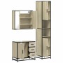 Set de muebles de baño 3 pzas madera contrachapada roble Sonoma von , Badezimmermöbel - Ref: Foro24-3301076, Preis: 309,05 €,...
