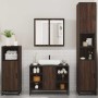 Set de muebles baño 4 pzas madera contrachapada roble marrón von , Badezimmermöbel - Ref: Foro24-3301214, Preis: 386,21 €, Ra...