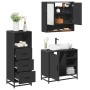 Juego de muebles de baño 3 pzas madera contrachapada negro von , Badezimmermöbel - Ref: Foro24-3301055, Preis: 244,04 €, Raba...