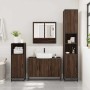 Set de muebles baño 3 pzas madera contrachapada roble marrón by , Bathroom furniture - Ref: Foro24-3301104, Price: 284,07 €, ...
