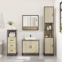 Set de muebles de baño 3 pzas madera contrachapada roble Sonoma von , Badezimmermöbel - Ref: Foro24-3301036, Preis: 212,98 €,...