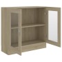 Bücherschrank aus eichenfarbenem Sperrholz, 82,5 x 30,5 x 80 cm von vidaXL, Bücherregale und Regale - Ref: Foro24-802744, Pre...