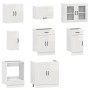 Mueble cocina Kalmar blanco de alto brillo 8 pzas von , Küchenschränke - Ref: Foro24-3314823, Preis: 616,47 €, Rabatt: %