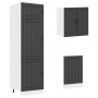 Mueble de cocina Kalmar negra 8 piezas madera contrachapada von , Küchenschränke - Ref: Foro24-3314802, Preis: 631,08 €, Raba...