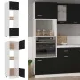 Mikrowellenschrank aus schwarzem Sperrholz, 60 x 57 x 207 cm von vidaXL, Küchenschränke - Ref: Foro24-802547, Preis: 201,38 €...