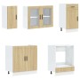 Mueble cocina Kalmar roble sonoma 8 pzas madera contrachapada von , Küchenschränke - Ref: Foro24-3314814, Preis: 619,28 €, Ra...