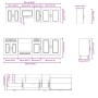 Mueble cocina Kalmar roble marrón 8 pzas madera contrachapada by , Kitchen cabinets - Ref: Foro24-3314828, Price: 552,61 €, D...