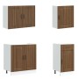 Mueble cocina Kalmar roble marrón 7 pzas madera contrachapada von , Küchenschränke - Ref: Foro24-3314778, Preis: 582,55 €, Ra...
