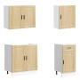 Mueble cocina Kalmar roble sonoma 7 pzas madera contrachapada von , Küchenschränke - Ref: Foro24-3314784, Preis: 576,23 €, Ra...