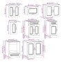 Mueble de cocina Kalmar blanco 8 piezas madera contrachapada von , Küchenschränke - Ref: Foro24-3314821, Preis: 572,49 €, Rab...