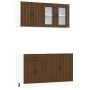 Mueble cocina Kalmar roble marrón 4 pzas madera contrachapada von , Küchenschränke - Ref: Foro24-3314868, Preis: 300,24 €, Ra...