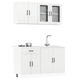 Mueble cocina Kalmar blanco de alto brillo 4 pzas von , Küchenschränke - Ref: Foro24-3314863, Preis: 332,64 €, Rabatt: %