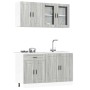 Mueble cocina Kalmar sonoma gris 4 pzas madera contrachapada de , Armarios de cocina - Ref: Foro24-3314877, Precio: 322,82 €,...