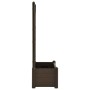 Planter with trellis PP mocha 100x43x142 cm by vidaXL, Pots and planters - Ref: Foro24-313984, Price: 130,46 €, Discount: %