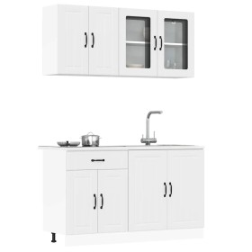 Mueble de cocina Kalmar blanco 4 piezas madera contrachapada von , Küchenschränke - Ref: Foro24-3314861, Preis: 300,55 €, Rab...
