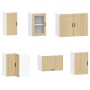 Mueble cocina Porto roble sonoma 11 pzas madera contrachapada von , Küchenschränke - Ref: Foro24-3314964, Preis: 703,82 €, Ra...