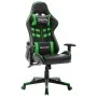 Gaming-Stuhl aus schwarzem und grünem Kunstleder von vidaXL, Gaming-Stühle - Ref: Foro24-20505, Preis: 154,78 €, Rabatt: %