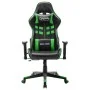 Gaming-Stuhl aus schwarzem und grünem Kunstleder von vidaXL, Gaming-Stühle - Ref: Foro24-20505, Preis: 154,78 €, Rabatt: %