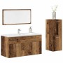 Juego de muebles de baño 3 piezas madera ingeniería envejecida von , Badezimmermöbel - Ref: Foro24-3328593, Preis: 127,04 €, ...