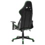 Gaming-Stuhl aus schwarzem und grünem Kunstleder von vidaXL, Gaming-Stühle - Ref: Foro24-20505, Preis: 156,92 €, Rabatt: %