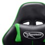 Gaming-Stuhl aus schwarzem und grünem Kunstleder von vidaXL, Gaming-Stühle - Ref: Foro24-20505, Preis: 156,92 €, Rabatt: %