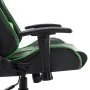 Gaming-Stuhl aus schwarzem und grünem Kunstleder von vidaXL, Gaming-Stühle - Ref: Foro24-20505, Preis: 154,78 €, Rabatt: %
