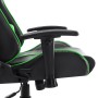 Gaming-Stuhl aus schwarzem und grünem Kunstleder von vidaXL, Gaming-Stühle - Ref: Foro24-20505, Preis: 156,92 €, Rabatt: %