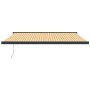 Toldo retráctil aluminio y tela amarillo y blanco 4,5x3 m von , Markisen - Ref: Foro24-3154609, Preis: 665,44 €, Rabatt: %