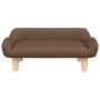 Sofá para niños de tela marrón 70x40x24 cm by , Baby and Toddler Furniture - Ref: Foro24-3196346, Price: 69,27 €, Discount: %