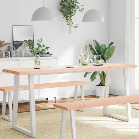 Tablero de mesa madera maciza borde natural 180x50x(2-4) cm by , Table tops - Ref: Foro24-363910, Price: 75,19 €, Discount: %