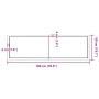 Tablero de mesa madera maciza borde natural 180x50x(2-4) cm by , Table tops - Ref: Foro24-363910, Price: 75,19 €, Discount: %