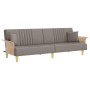 Sofá cama con reposabrazos tela gris taupe von , Sofas - Ref: Foro24-351892, Preis: 299,09 €, Rabatt: %
