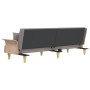 Sofá cama con reposabrazos tela gris taupe von , Sofas - Ref: Foro24-351892, Preis: 299,09 €, Rabatt: %