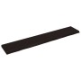Estante pared madera roble tratada marrón oscuro 220x40x(2-6)cm by , Shelves and shelves - Ref: Foro24-363855, Price: 82,03 €...