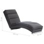 Diván de cuero sintético gris by , Daybeds - Ref: Foro24-281293, Price: 239,16 €, Discount: %