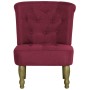 Sillones de estilo francés 2 unidades de tela color vino tinto von , Sessel - Ref: Foro24-282137, Preis: 229,98 €, Rabatt: %