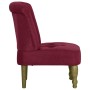 Sillones de estilo francés 2 unidades de tela color vino tinto von , Sessel - Ref: Foro24-282137, Preis: 229,98 €, Rabatt: %