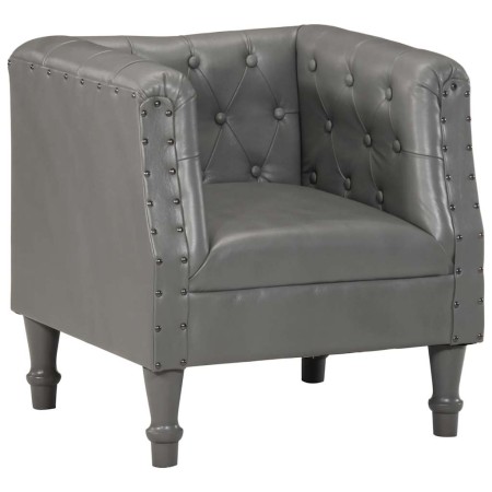 Sillón de cuero auténtico gris von , Sessel - Ref: Foro24-286591, Preis: 251,90 €, Rabatt: %
