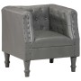 Sillón de cuero auténtico gris von , Sessel - Ref: Foro24-286591, Preis: 251,90 €, Rabatt: %