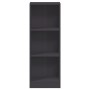 Estantería de 3 niveles madera ingeniería gris 40x24x109 cm by , Bookcases and shelves - Ref: Foro24-800830, Price: 70,92 €, ...