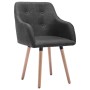 Sillas de comedor 2 unidades tela gris oscuro de , Sillas de comedor - Ref: Foro24-322982, Precio: 169,52 €, Descuento: %