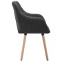 Sillas de comedor 2 unidades tela gris oscuro de , Sillas de comedor - Ref: Foro24-322982, Precio: 169,52 €, Descuento: %