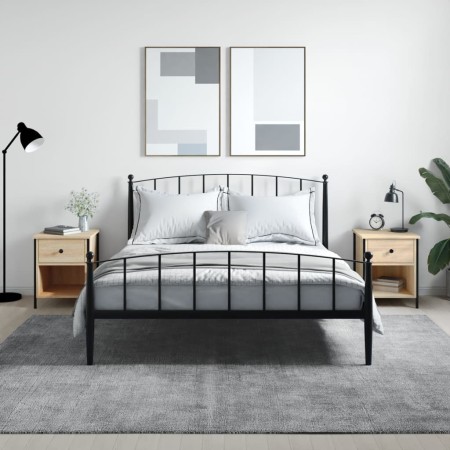 Mesitas noche 2 uds madera ingeniería roble Sonoma 40x42x50 cm by , Nightstands - Ref: Foro24-825936, Price: 75,93 €, Discoun...