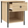 Mesitas noche 2 uds madera ingeniería roble Sonoma 40x42x50 cm by , Nightstands - Ref: Foro24-825936, Price: 75,93 €, Discoun...