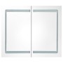 Armario de baño con espejo y LED gris 80x12x68 cm by , bathroom vanities - Ref: Foro24-326513, Price: 175,26 €, Discount: %