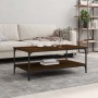 Mesa de centro madera de ingeniería marrón roble 100x55x40 cm by , Coffee table - Ref: Foro24-832837, Price: 41,82 €, Discoun...